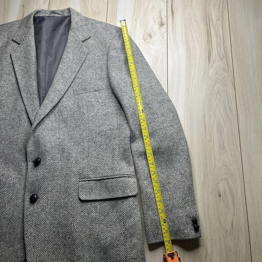 The English Sports Shop Bermuda Donegal Tweed Sports Coat Herringbone Mens 42L